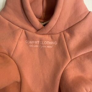 Comfort Clothing Pink Dog Hoodie